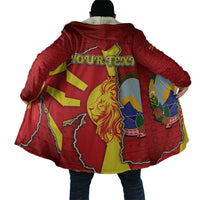 Personalized North Macedonia Cloak National Emblem With Lion - Wonder Print Shop