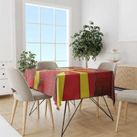 North Macedonia Tablecloth National Emblem With Lion - Wonder Print Shop