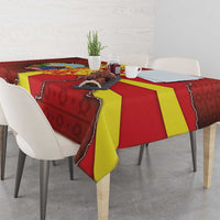 North Macedonia Tablecloth National Emblem With Lion - Wonder Print Shop