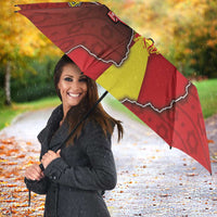 North Macedonia Umbrella National Emblem With Lion - Wonder Print Shop