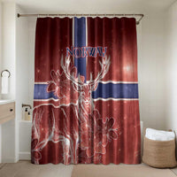 Norway Bathroom Set The Moose With Saxifrage Flowers Galaxy Style - Wonder Print Shop