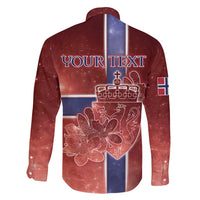 Personalized Norway Family Matching Puletasi and Hawaiian Shirt The Moose With Saxifrage Flowers Galaxy Style - Wonder Print Shop