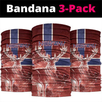 Norway Neck Gaiter The Moose With Saxifrage Flowers Galaxy Style - Wonder Print Shop