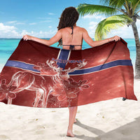 Norway Sarong The Moose With Saxifrage Flowers Galaxy Style - Wonder Print Shop