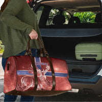 Norway Travel Bag The Moose With Saxifrage Flowers Galaxy Style - Wonder Print Shop