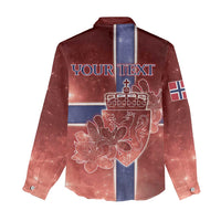 Personalized Norway Women Casual Shirt The Moose With Saxifrage Flowers Galaxy Style - Wonder Print Shop