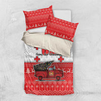 Georgia Christmas Bedding Set GA Home For Christmas - Wonder Print Shop