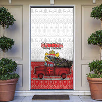 Georgia Christmas Door Cover GA Home For Christmas - Wonder Print Shop