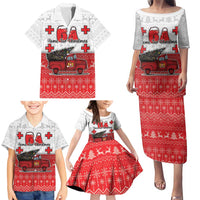 Georgia Christmas Family Matching Puletasi and Hawaiian Shirt GA Home For Christmas - Wonder Print Shop