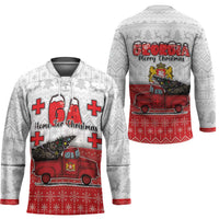 Georgia Christmas Hockey Jersey GA Home For Christmas - Wonder Print Shop