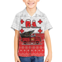 Georgia Christmas Kid Hawaiian Shirt GA Home For Christmas - Wonder Print Shop