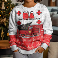 Georgia Christmas Kid Ugly Christmas Sweater GA Home For Christmas - Wonder Print Shop