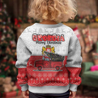 Georgia Christmas Kid Ugly Christmas Sweater GA Home For Christmas - Wonder Print Shop