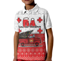 Georgia Christmas Kid Polo Shirt GA Home For Christmas - Wonder Print Shop
