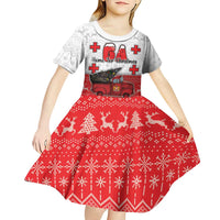 Georgia Christmas Kid Short Sleeve Dress GA Home For Christmas - Wonder Print Shop