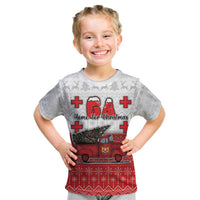 Georgia Christmas Kid T Shirt GA Home For Christmas - Wonder Print Shop