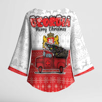 Georgia Christmas Kimono Sleeve Blouse GA Home For Christmas - Wonder Print Shop