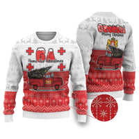Georgia Christmas Ugly Christmas Sweater GA Home For Christmas - Wonder Print Shop