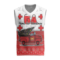 Georgia Christmas Knitted V-Neck Vest GA Home For Christmas - Wonder Print Shop