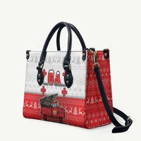 Georgia Christmas Leather Bag GA Home For Christmas - Wonder Print Shop