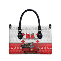 Georgia Christmas Leather Bag GA Home For Christmas - Wonder Print Shop