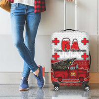 Georgia Christmas Luggage Cover GA Home For Christmas - Wonder Print Shop