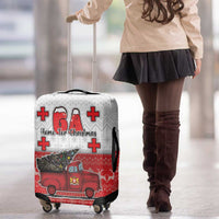 Georgia Christmas Luggage Cover GA Home For Christmas - Wonder Print Shop