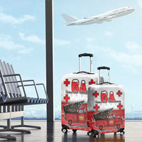 Georgia Christmas Luggage Cover GA Home For Christmas - Wonder Print Shop