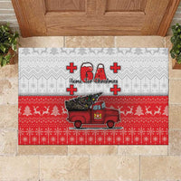 Georgia Christmas Rubber Doormat GA Home For Christmas - Wonder Print Shop