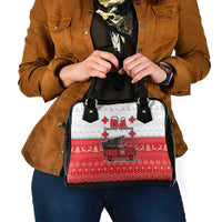 Georgia Christmas Shoulder Handbag GA Home For Christmas - Wonder Print Shop