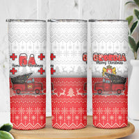 Georgia Christmas Skinny Tumbler GA Home For Christmas - Wonder Print Shop