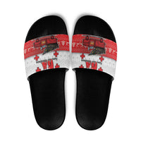 Georgia Christmas Slide Sandals GA Home For Christmas - Wonder Print Shop