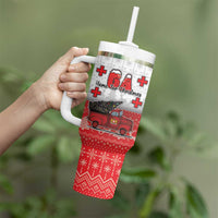Georgia Christmas Tumbler With Handle GA Home For Christmas - Wonder Print Shop