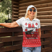 Georgia Christmas Women Polo Shirt GA Home For Christmas - Wonder Print Shop