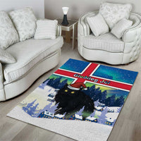 Iceland Christmas Area Rug Yule Cat Gledileg Jol - Wonder Print Shop