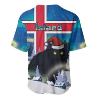 Iceland Christmas Baseball Jersey Yule Cat Gledileg Jol - Wonder Print Shop
