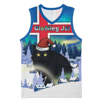 Iceland Christmas Basketball Jersey Yule Cat Gledileg Jol - Wonder Print Shop