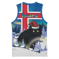 Iceland Christmas Basketball Jersey Yule Cat Gledileg Jol - Wonder Print Shop