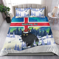 Iceland Christmas Bedding Set Yule Cat Gledileg Jol - Wonder Print Shop