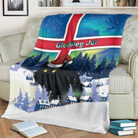 Iceland Christmas Blanket Yule Cat Gledileg Jol - Wonder Print Shop