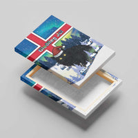 Iceland Christmas Canvas Wall Art Yule Cat Gledileg Jol - Wonder Print Shop