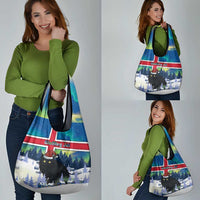 Iceland Christmas Grocery Bag Yule Cat Gledileg Jol - Wonder Print Shop