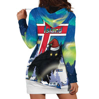 Iceland Christmas Hoodie Dress Yule Cat Gledileg Jol - Wonder Print Shop