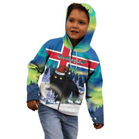 Iceland Christmas Kid Hoodie Yule Cat Gledileg Jol - Wonder Print Shop