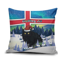 Iceland Christmas Pillow Cover Yule Cat Gledileg Jol - Wonder Print Shop