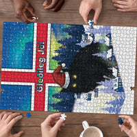 Iceland Christmas Puzzle Yule Cat Gledileg Jol - Wonder Print Shop
