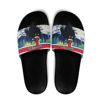 Iceland Christmas Slide Sandals Yule Cat Gledileg Jol - Wonder Print Shop