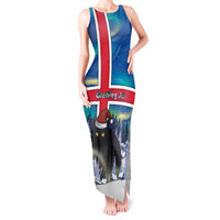 Iceland Christmas Tank Maxi Dress Yule Cat Gledileg Jol - Wonder Print Shop