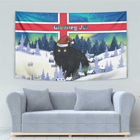 Iceland Christmas Tapestry Yule Cat Gledileg Jol - Wonder Print Shop