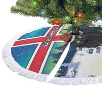 Iceland Christmas Tree Skirt Yule Cat Gledileg Jol - Wonder Print Shop